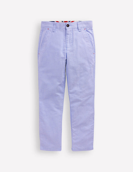 Classic Chinos-Blue Oxford