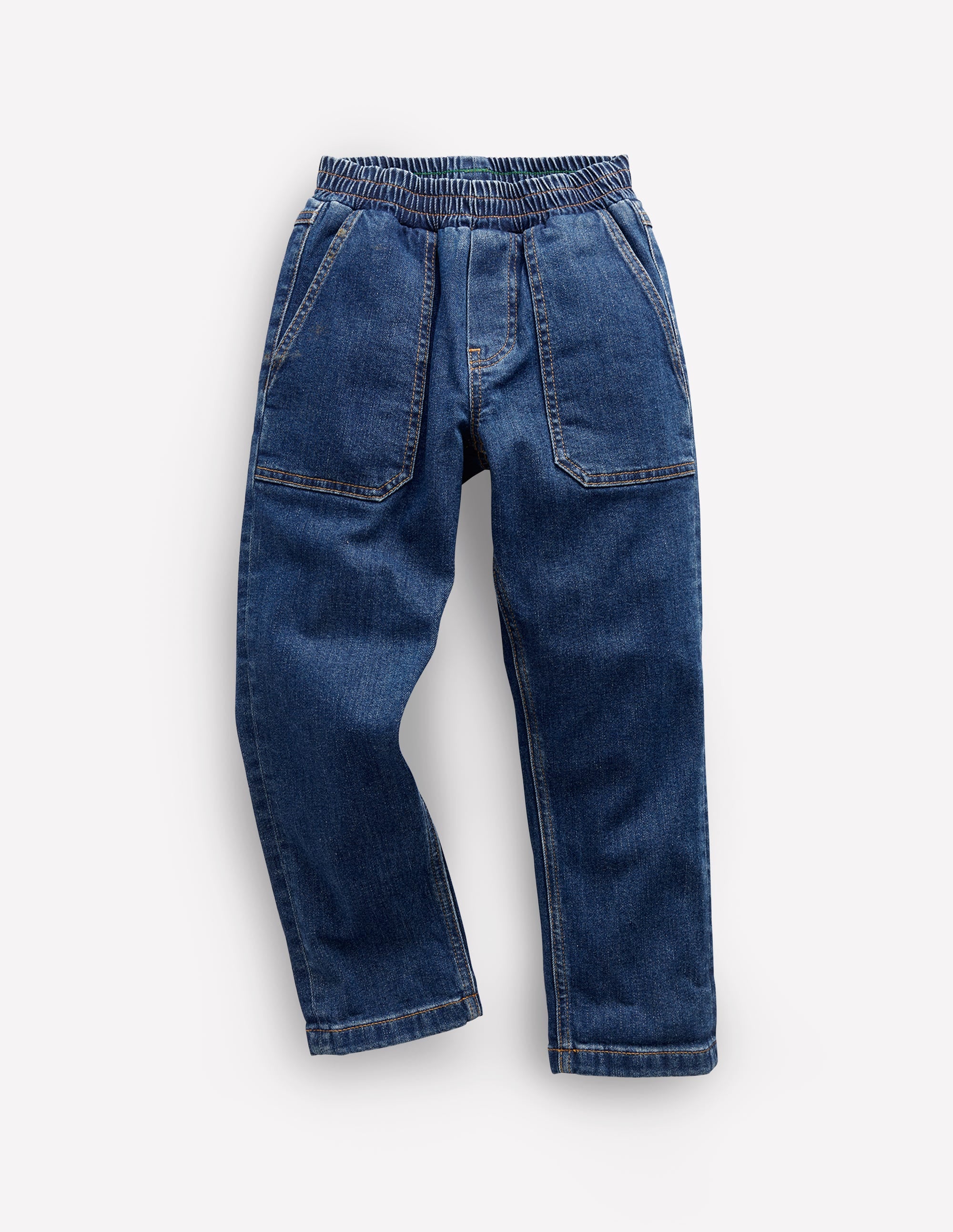 Pull-on Jeans-Mid Wash - Image 1