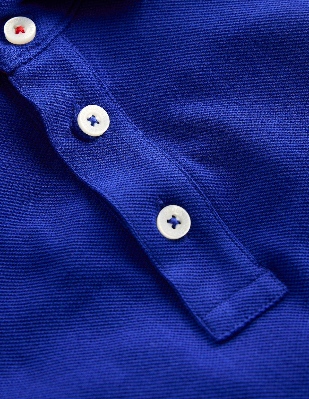 Piqué Polo Shirt-Bright Blue - Image 3