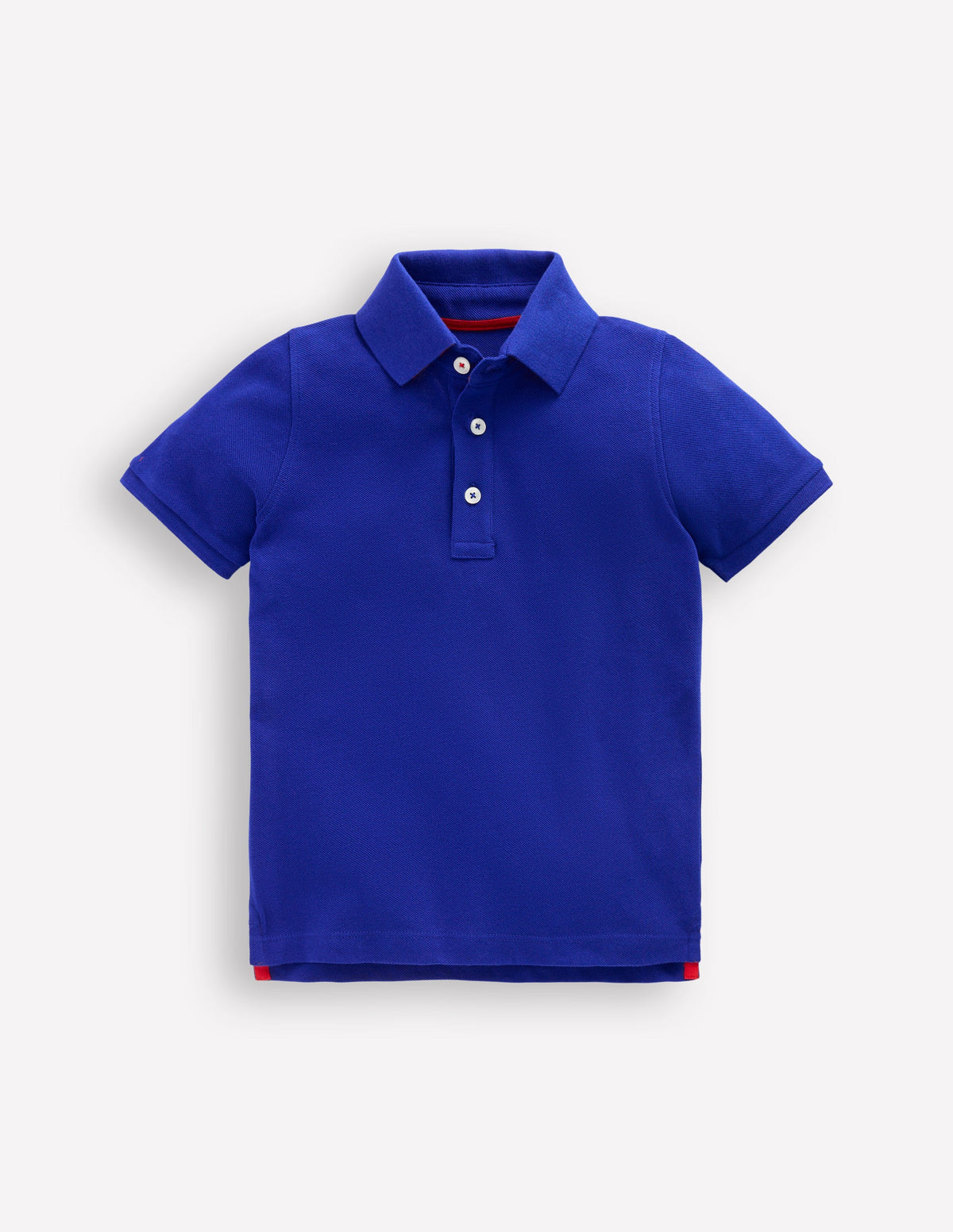 Piqué Polo Shirt-Bright Blue - Image 1