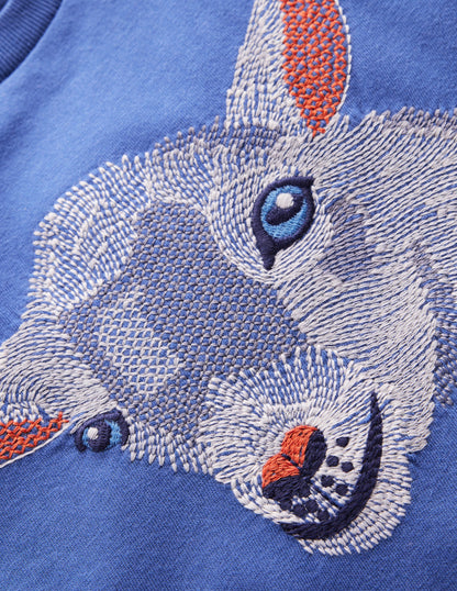 Superstitch T-Shirt-Bluejay Goat