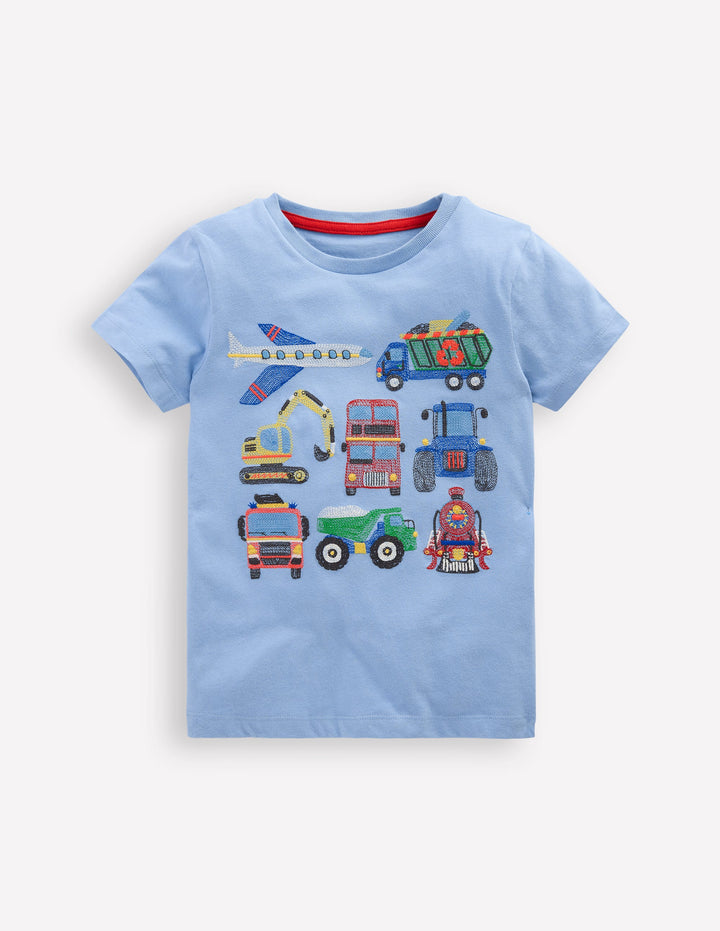 Superstitch T-Shirt-Glacier Blue Vehicles