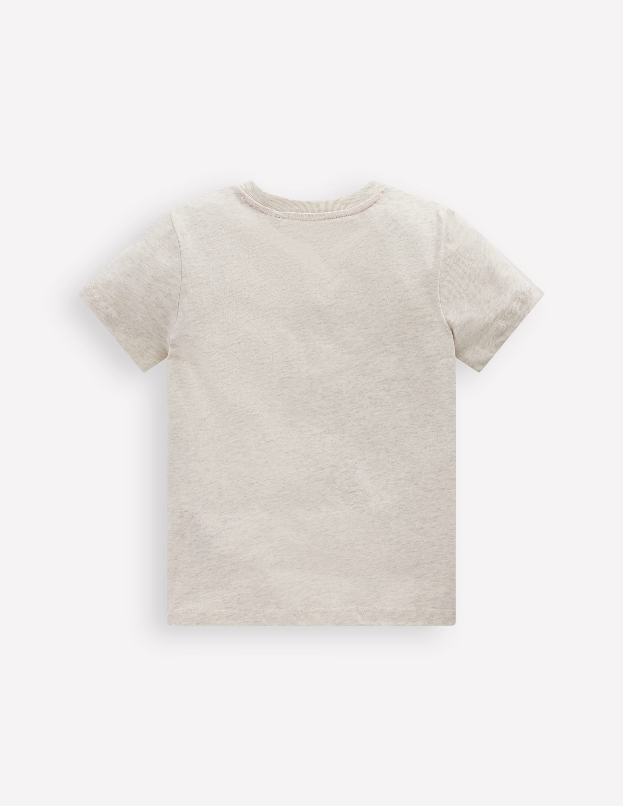 Short Sleeve Graphic T-shirt-Oatmeal Marl Silly Vehicles - Image 2