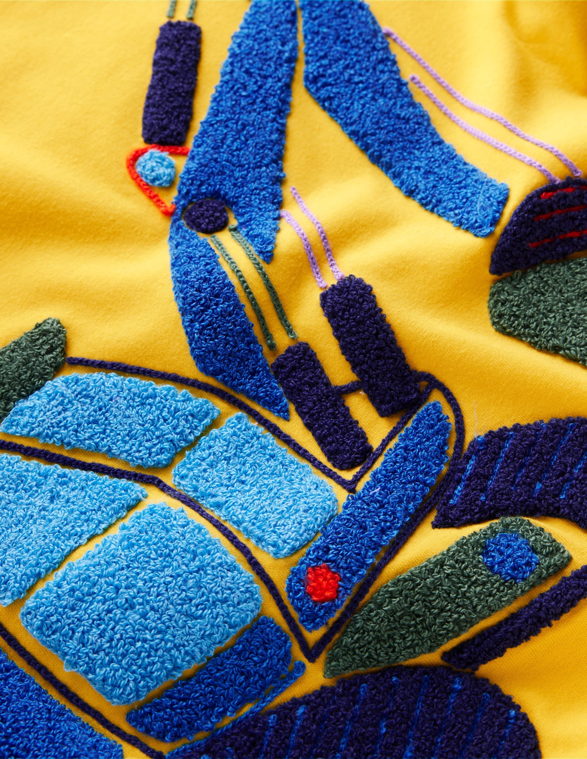 Chain Stitch T-Shirt-Pineapple Yellow Digger - Image 3
