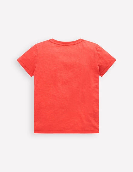Everyday Short Sleeve T-Shirt-Coral Orange