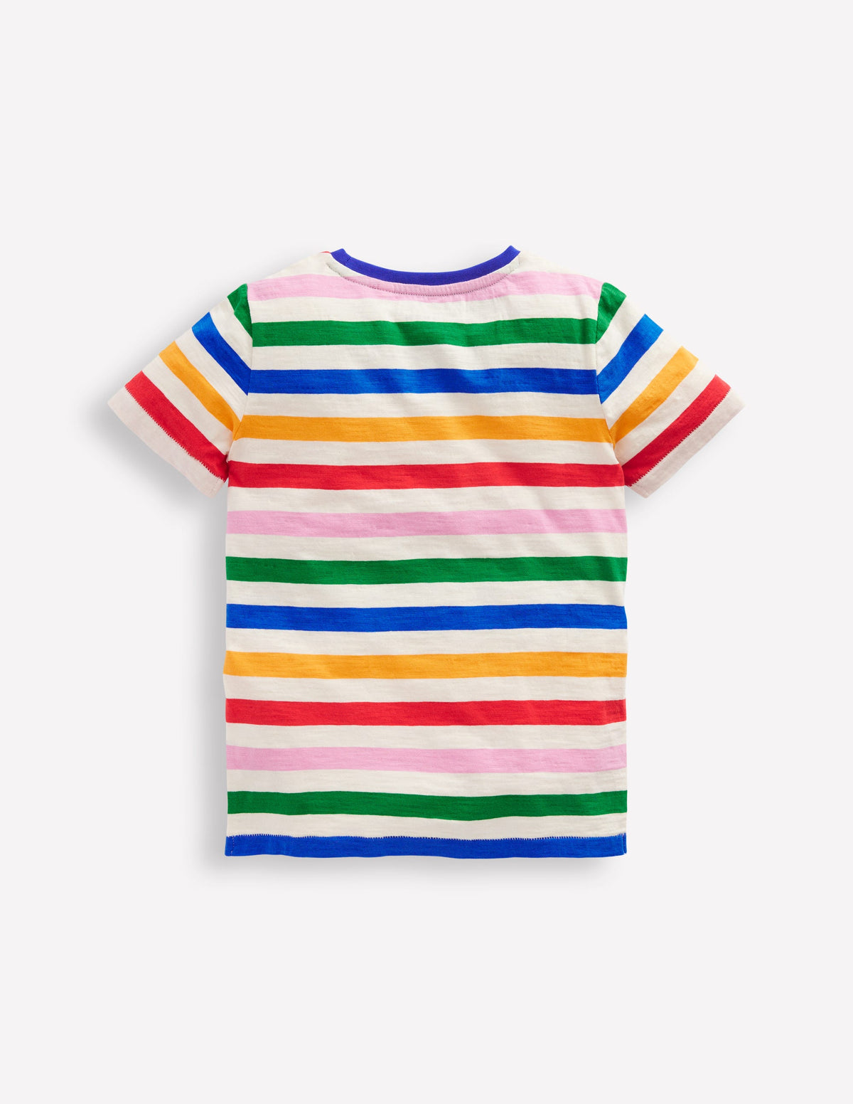Everyday Short Sleeve T-Shirt-Rainbow Stripe - Image 2
