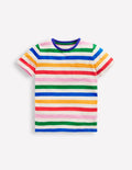 Everyday Short Sleeve T-Shirt-Rainbow Stripe