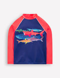 Logo Rash Vest-Riso Shark