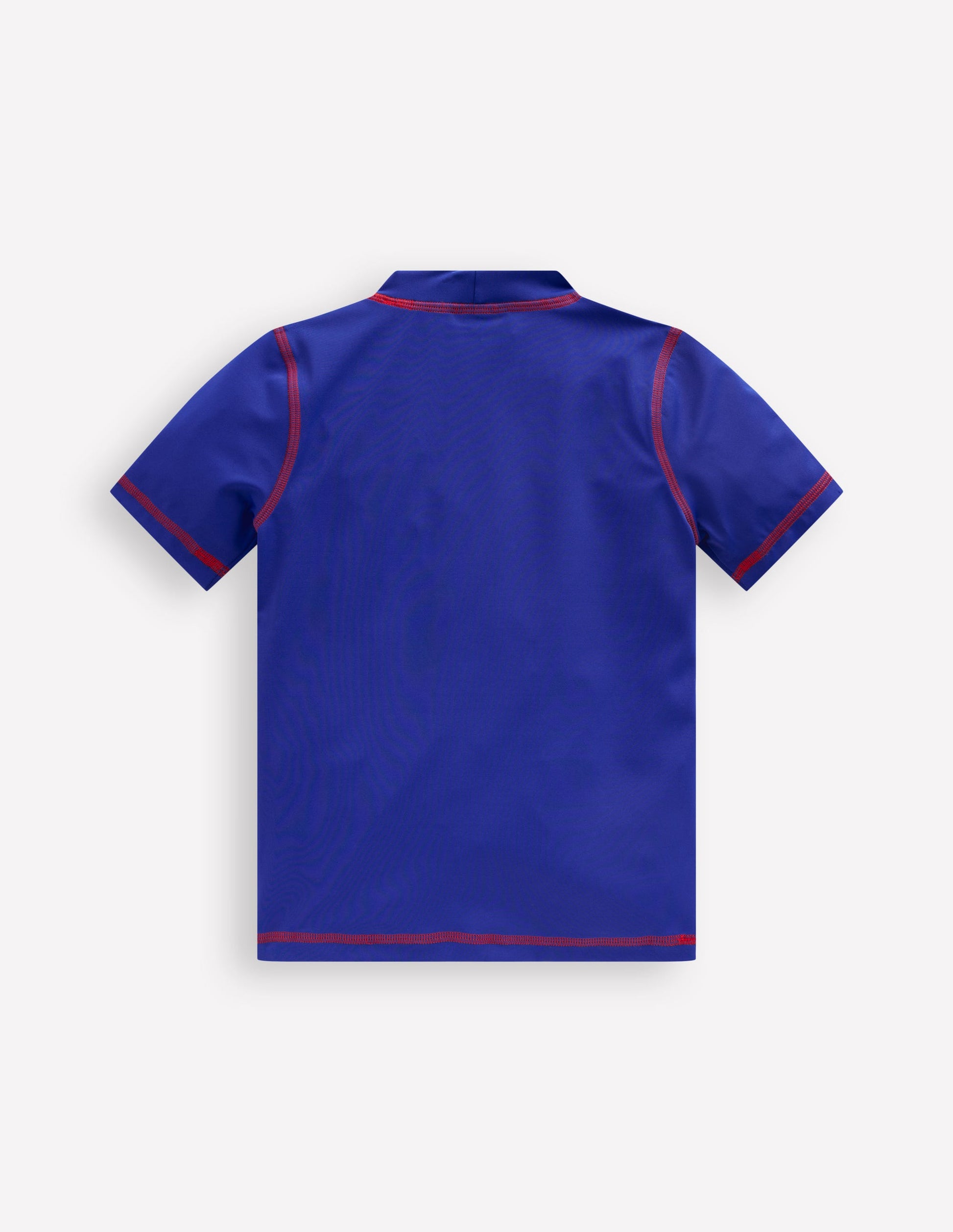 Short Sleeve Rash Vest-Bright Blue-2