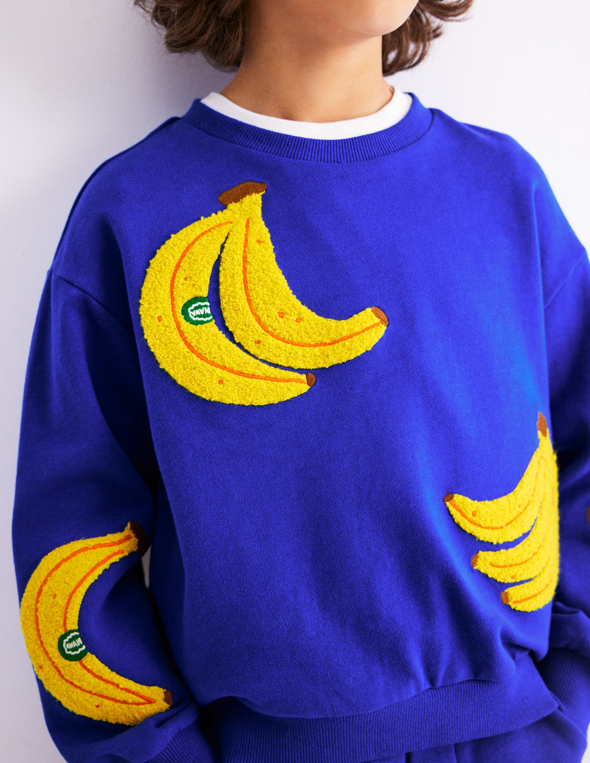 Fun Sweatshirt-Surf the Web Banana - Image 1
