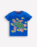 Glow Superstitch T-Shirt-Gallery Blue Turtle