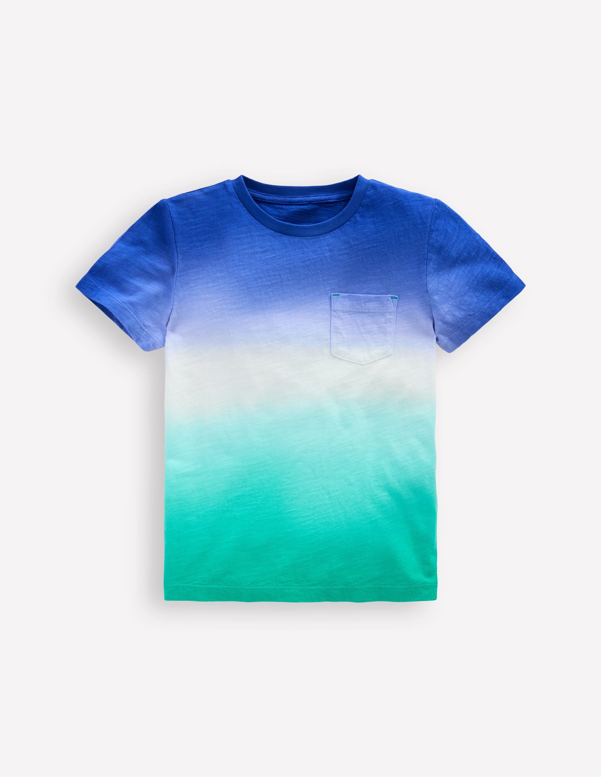 Tie Dye T-Shirt-Bright Blue /Aquamarine Blue - Image 1