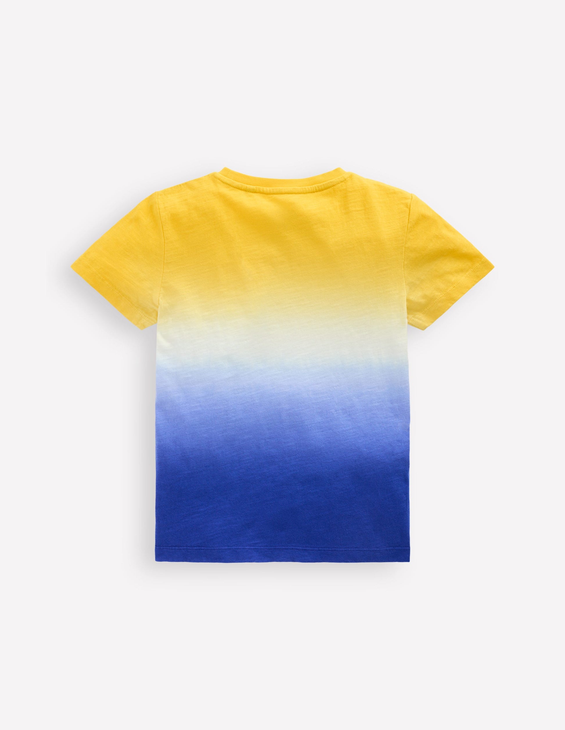 Tie Dye T-Shirt-Pineapple Yellow/ Bright Blue-2