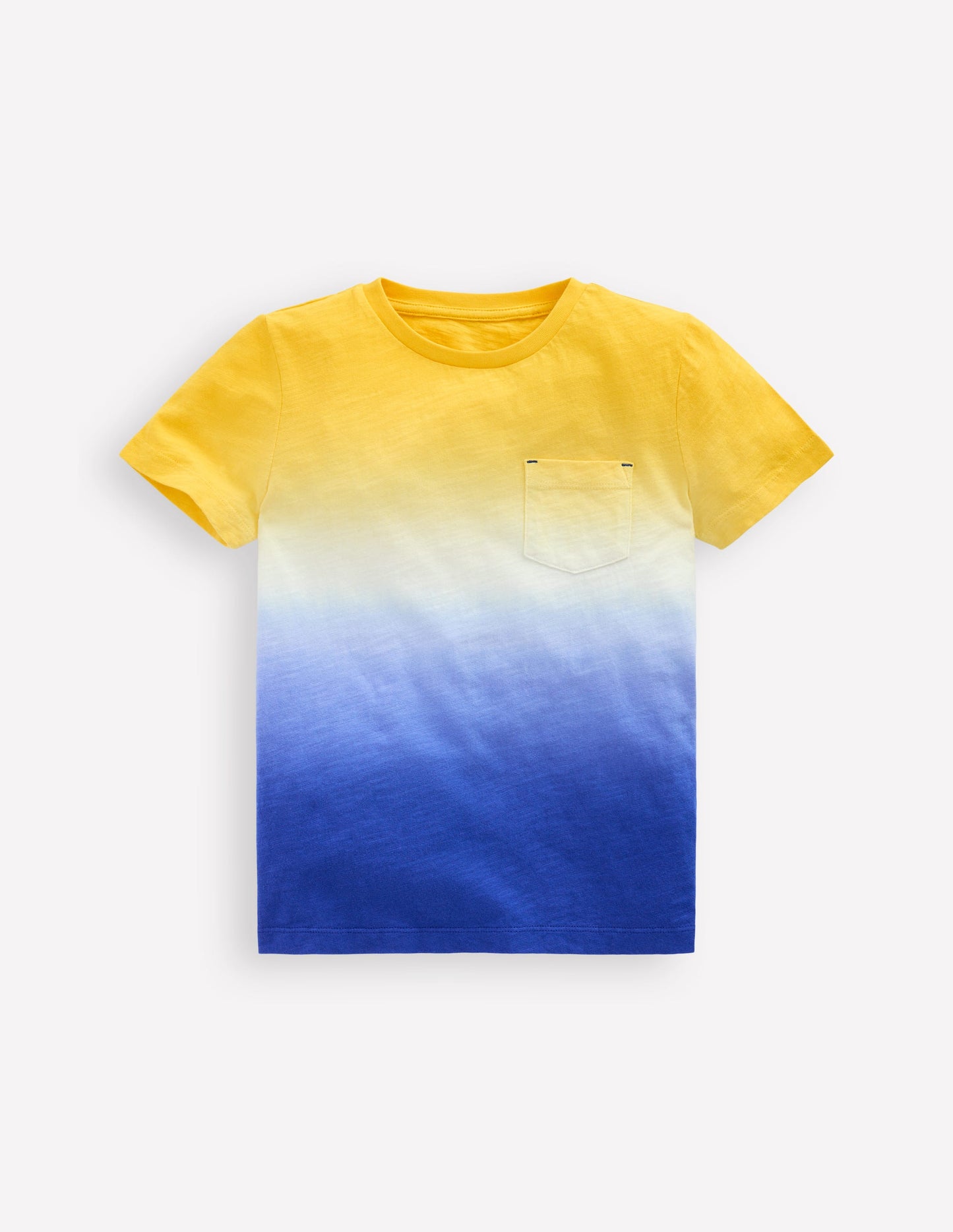 Tie Dye T-Shirt-Pineapple Yellow/ Bright Blue