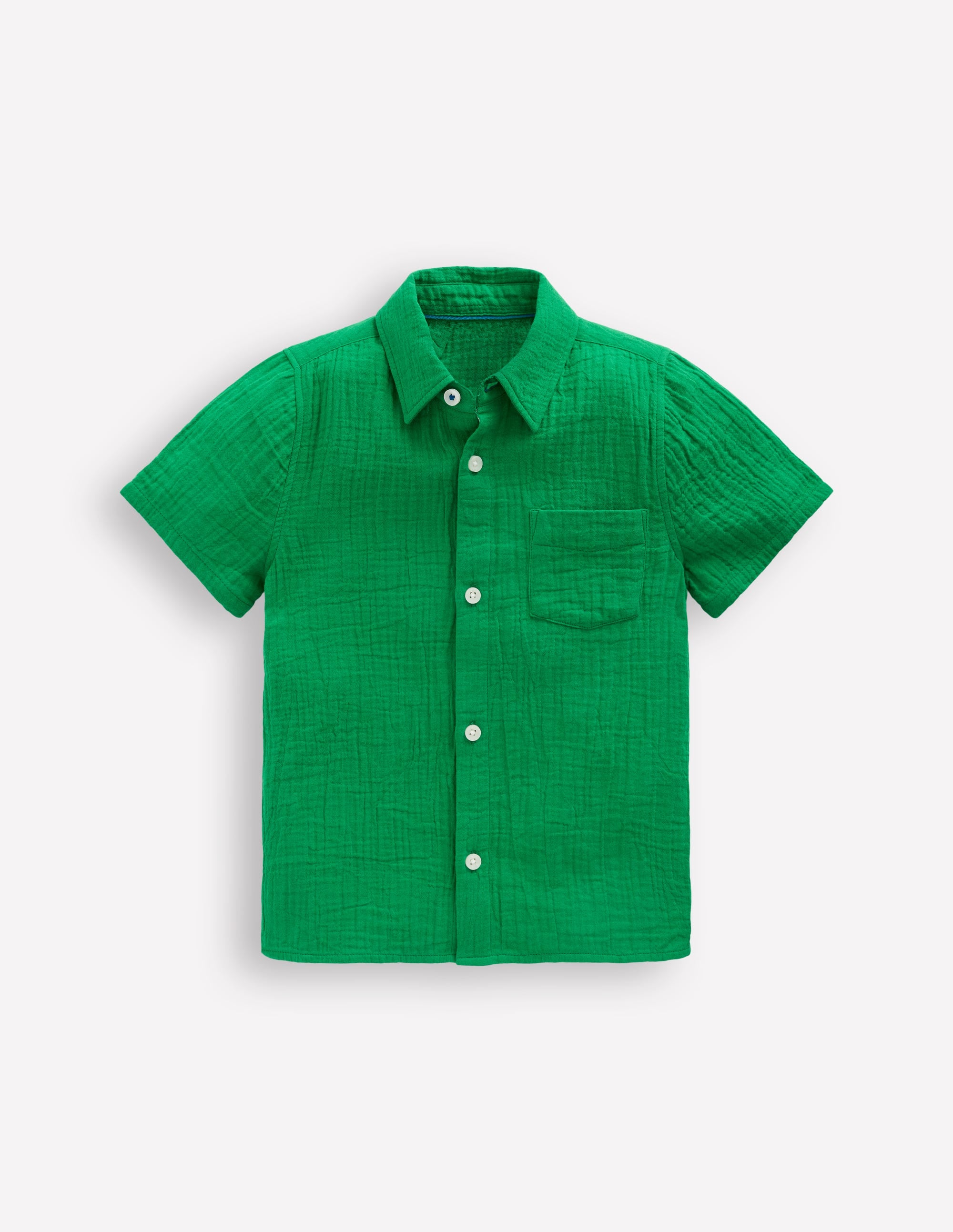 Double Cloth Shirt-Rich Emerald - Image 1