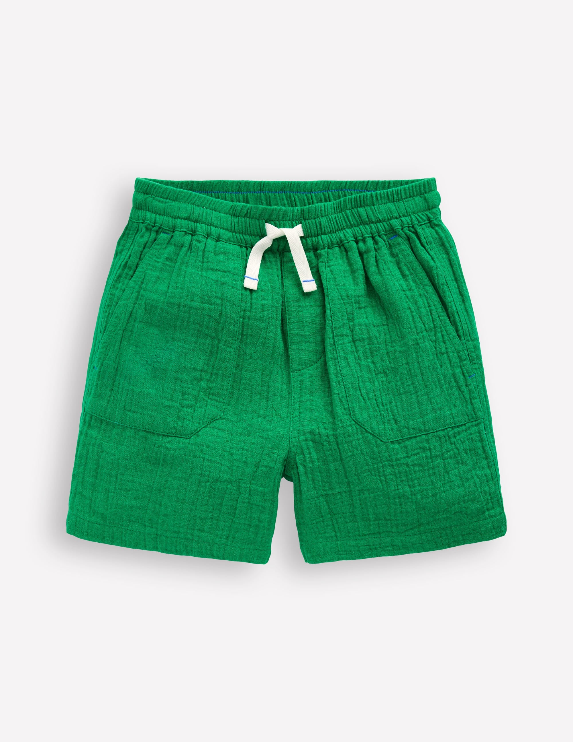 Double Cloth Shorts-Rich Emerald - Image 1