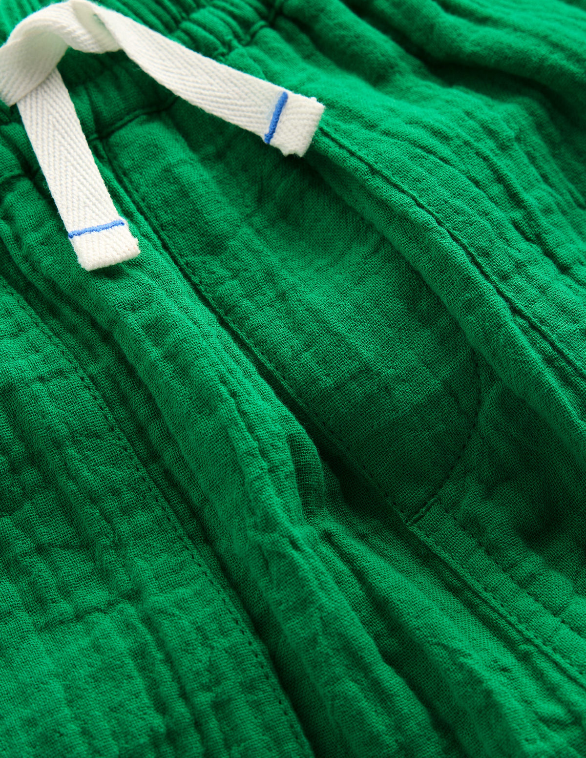 Double Cloth Shorts-Rich Emerald - Image 3