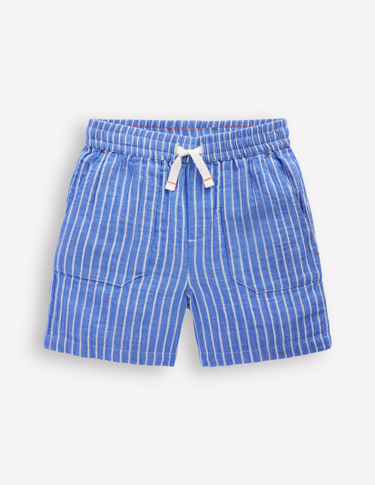 Double Cloth Shorts-Campanula Ticking - Image 1