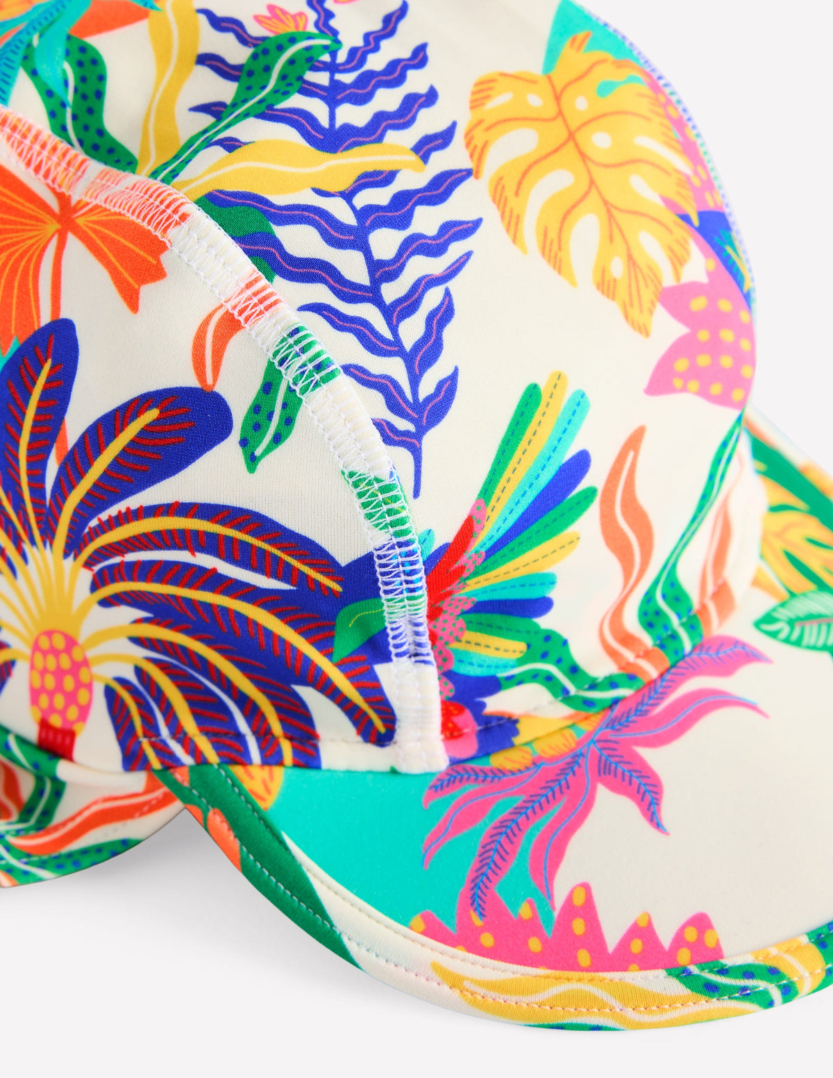 Printed Sun Safe Hat-Soft Ivory Multi Jungle - Image 2