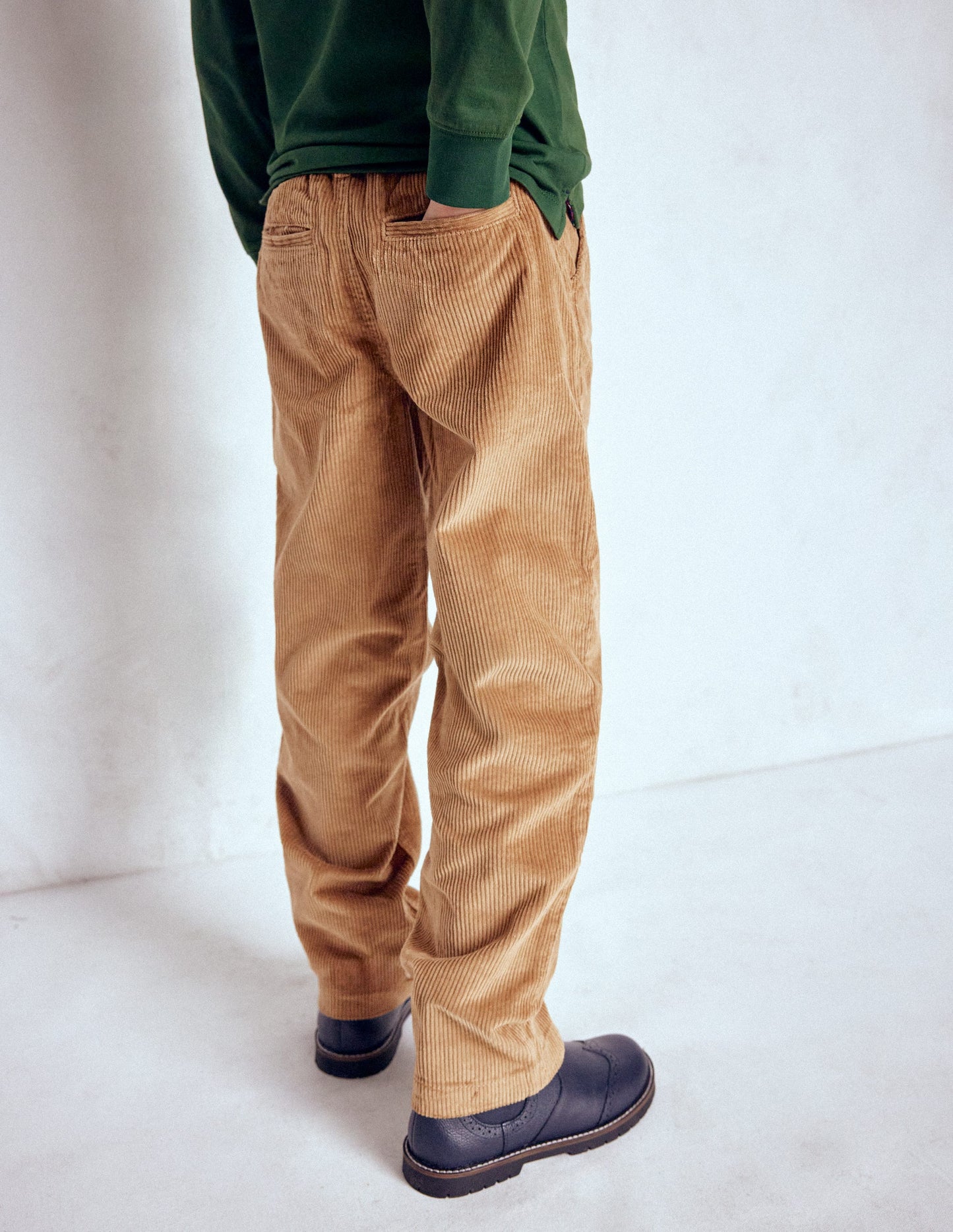 Classic Cord Trousers-Cappuccino