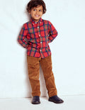 Pull-on Cord Trousers-Ginger