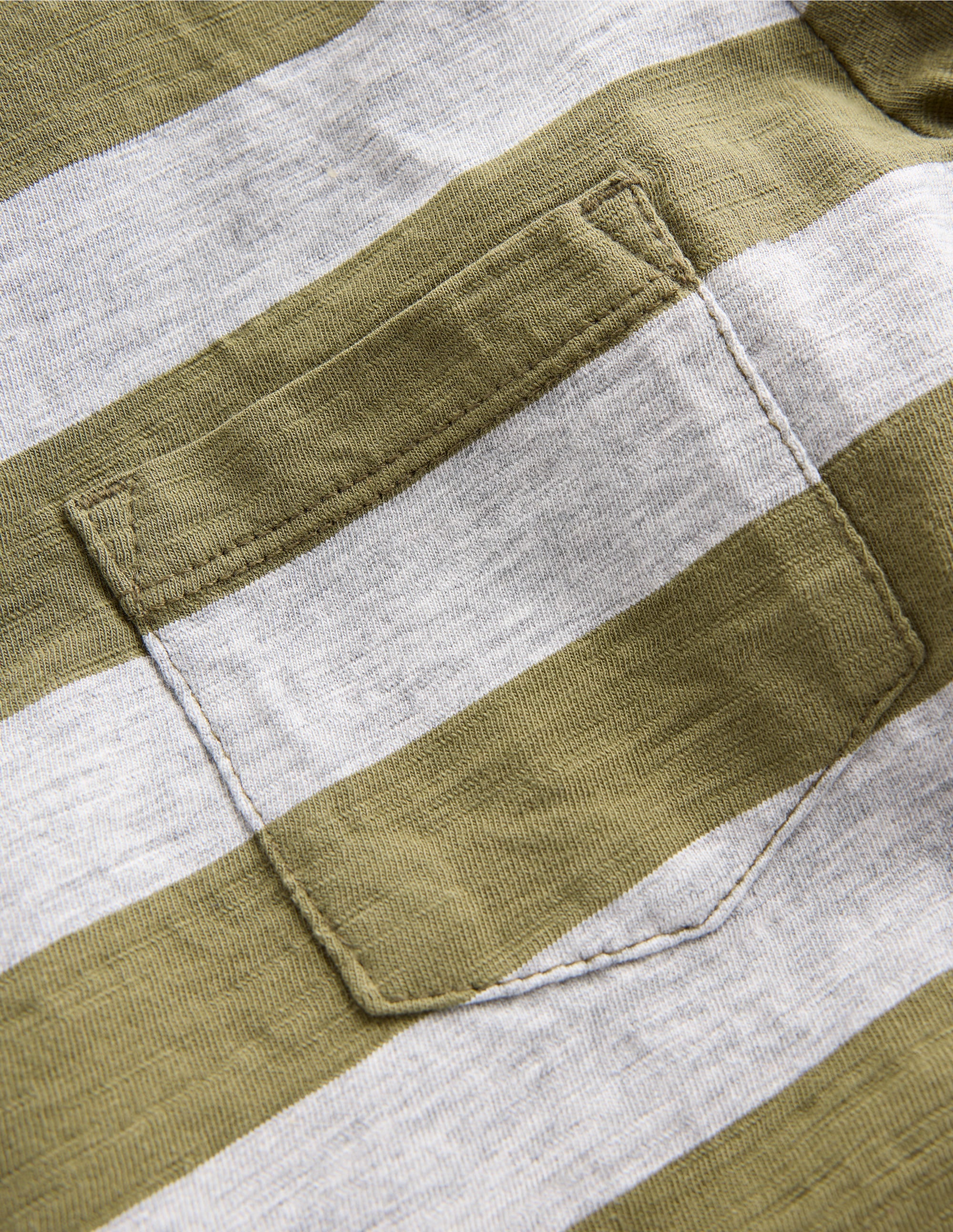 Everyday Long Sleeve T-Shirt-Woodland Green/ Grey Marl - Image 3
