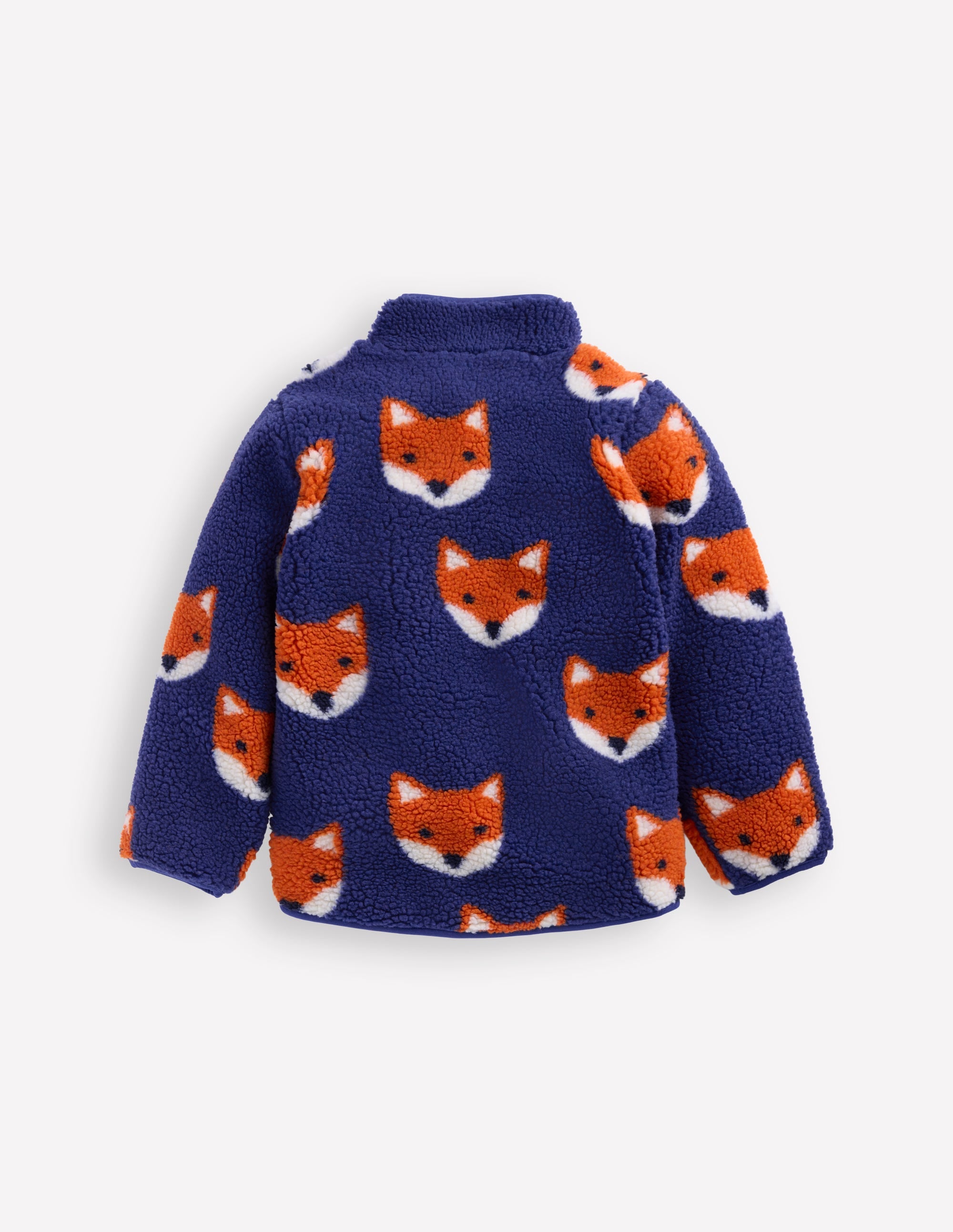 Cosy Borg Jacket-Sapphire Blue Foxes - Image 2