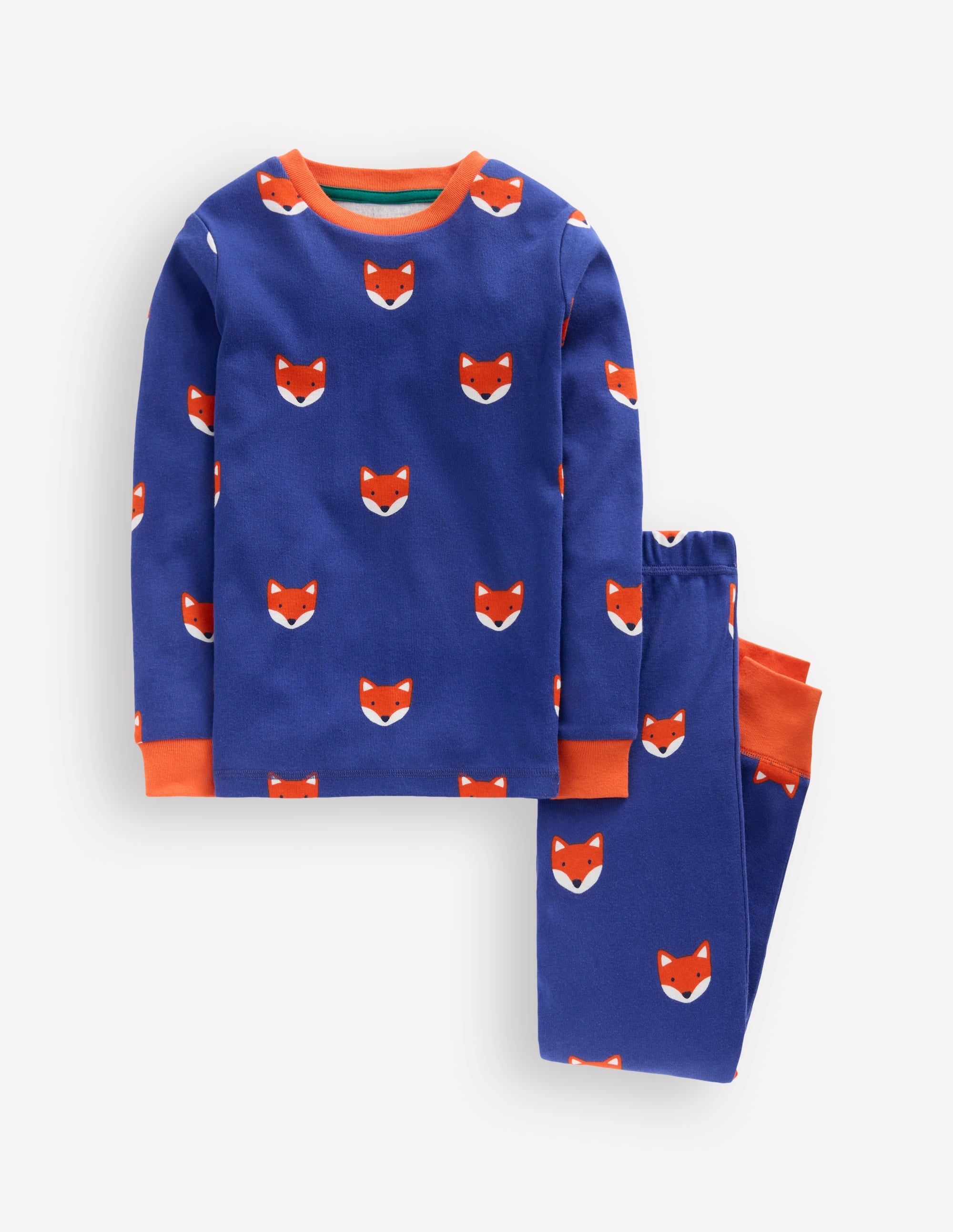 Snug Long John Pyjamas-Foxes - Image 1
