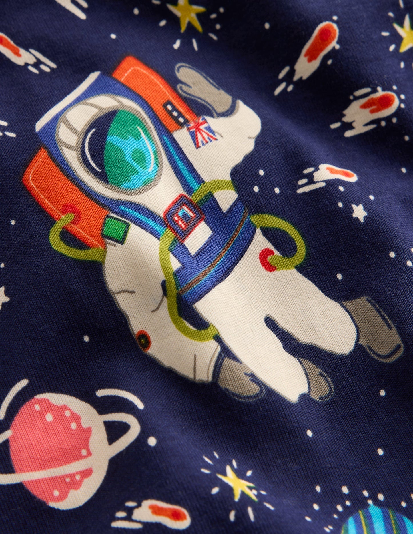 Snug Glow-In-The-Dark Pyjamas-Medieval Blue Astro