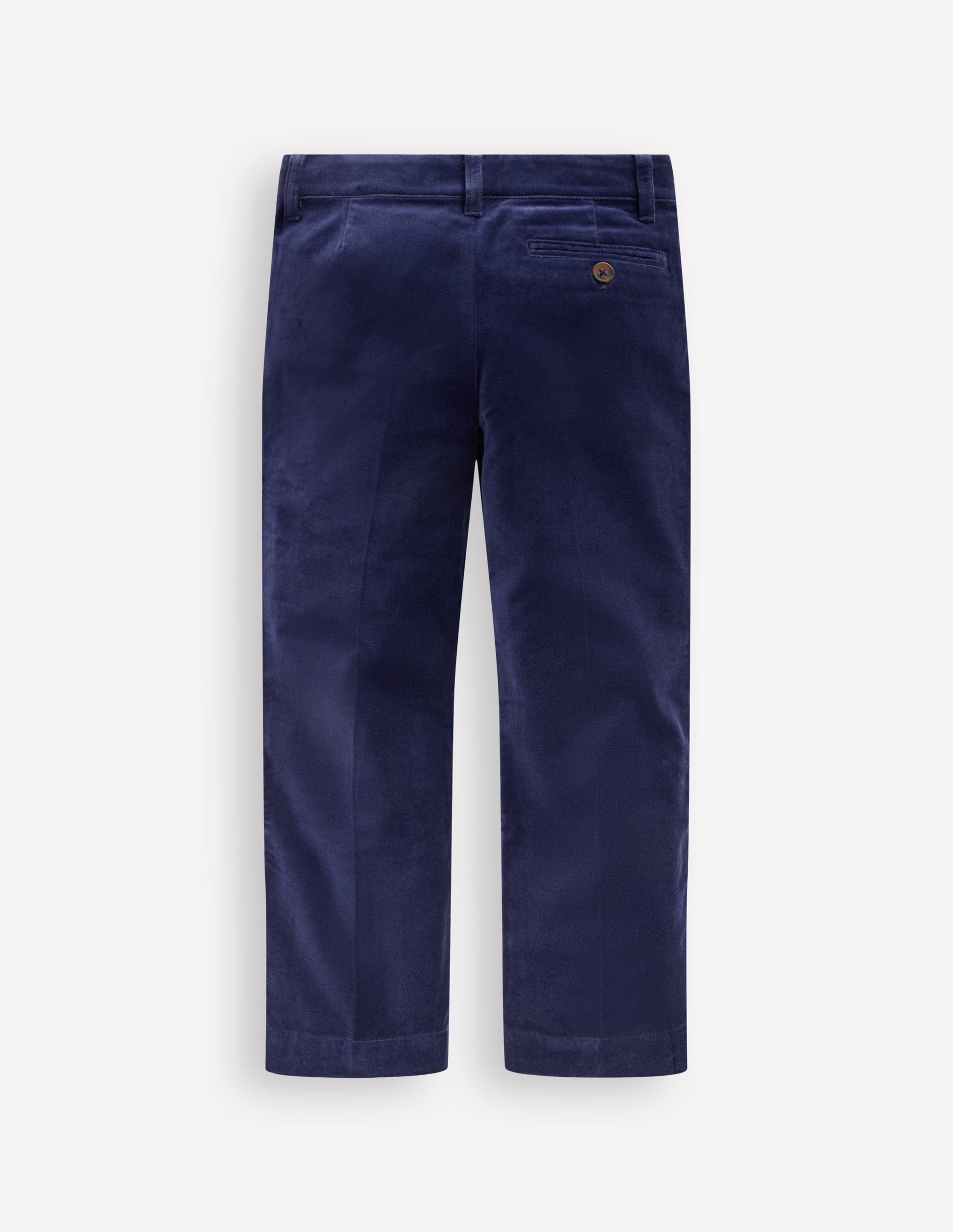 Smart Tailored Trousers-Navy Velvet-2