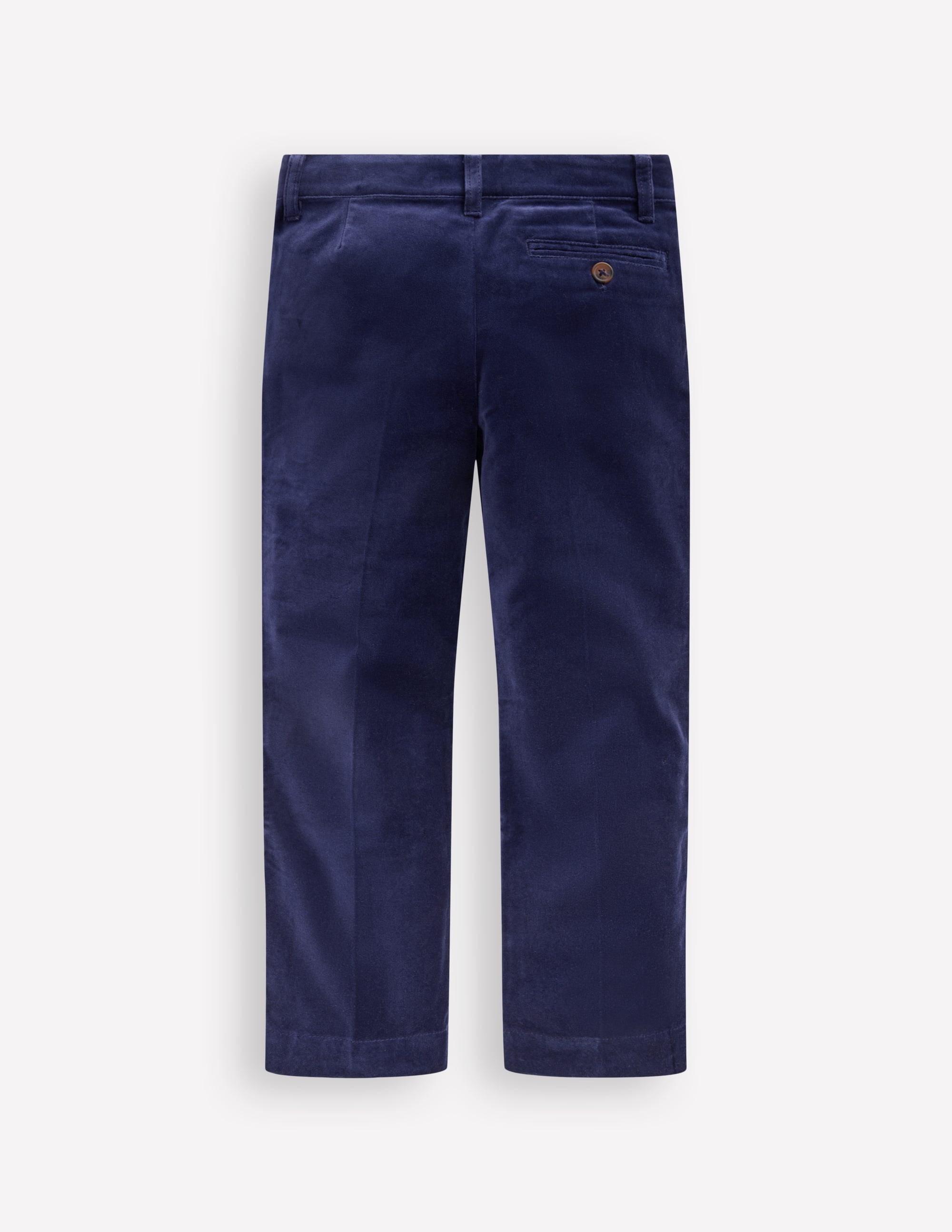 Smart Tailored Trousers-Navy Velvet - Image 2
