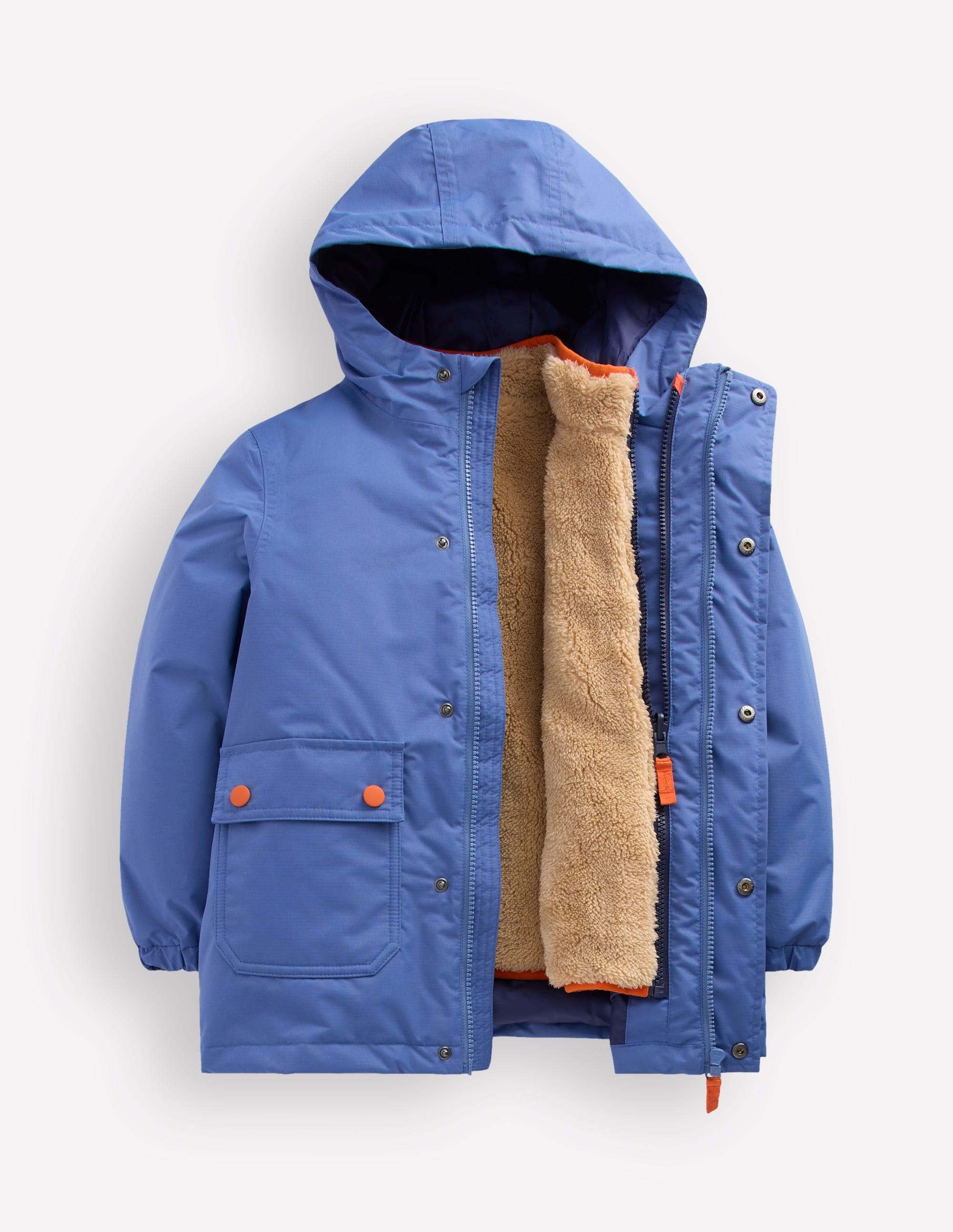4-in-1 Waterproof Coat-Blue River - Image 4