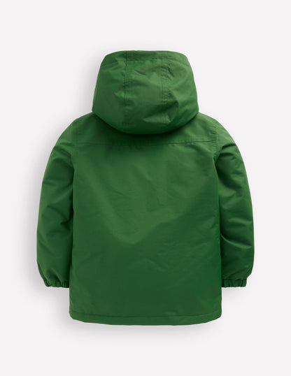 4-in-1 Waterproof Coat-Blue/Green Colourblock-3