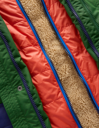 4-in-1 Waterproof Coat-Blue/Green Colourblock-6