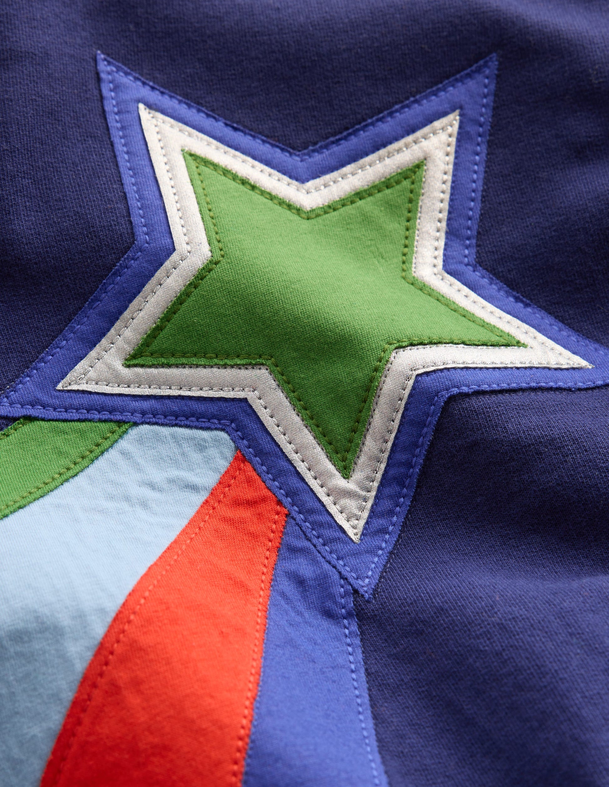 Fun Sweatshirt-Colourblock Stars-3