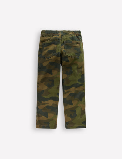 Pull-on Cotton Trouser-Camo-2