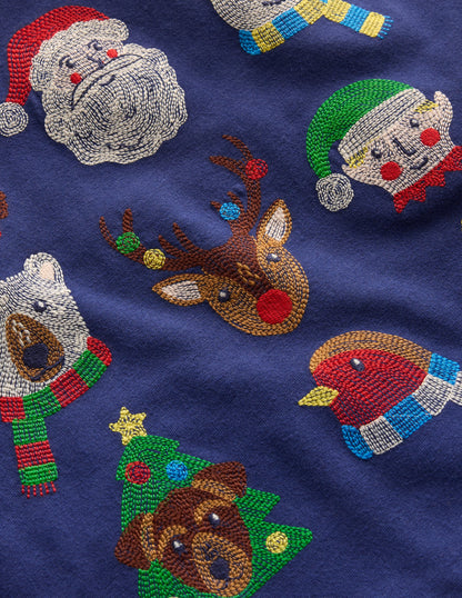 Longsleeve Superstitch T-shirt-Twilight Christmas Characters-3