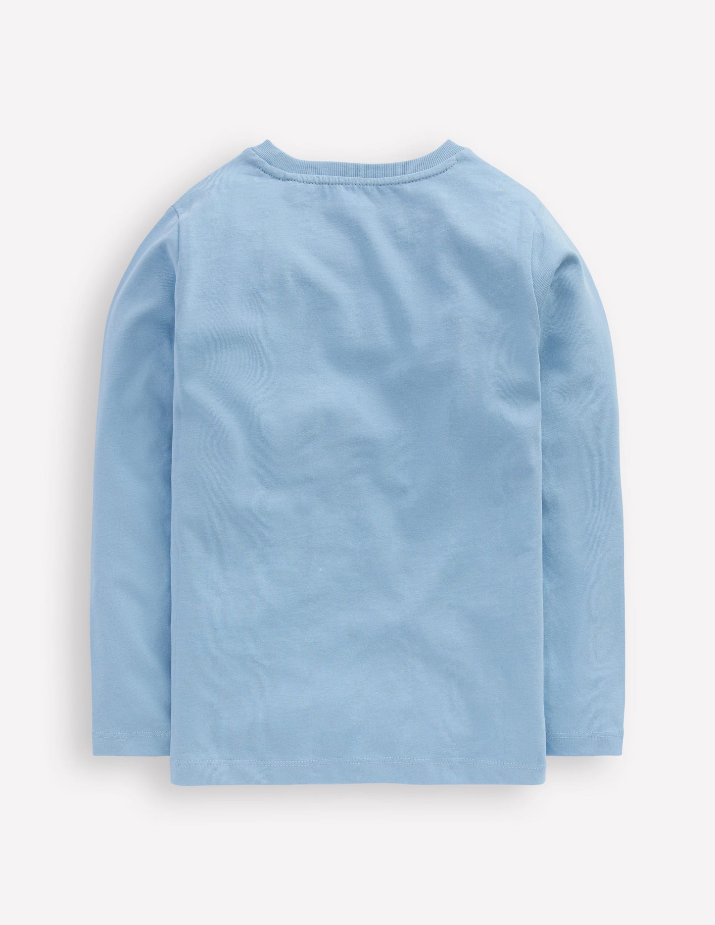 Long Sleeve Riso T-shirt-Glacier Blue Bugs