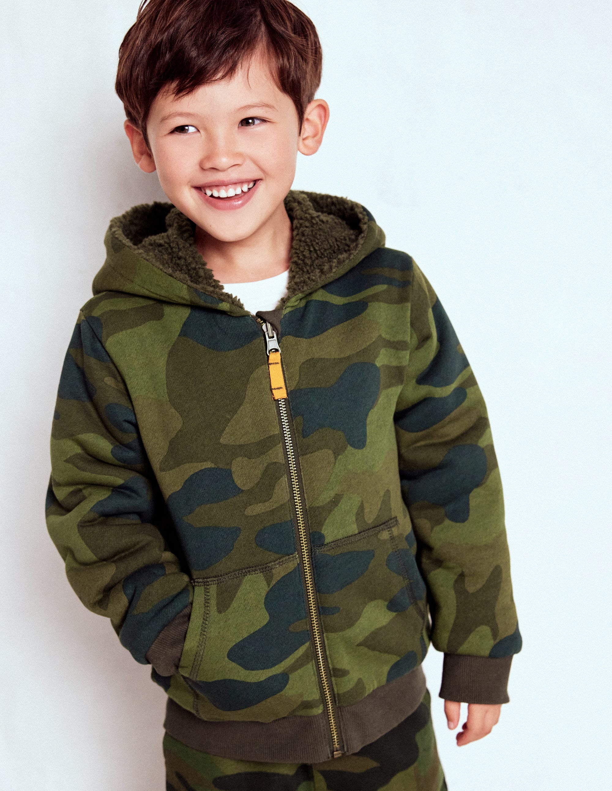 Reversible Borg Hoodie-Camo - Image 1