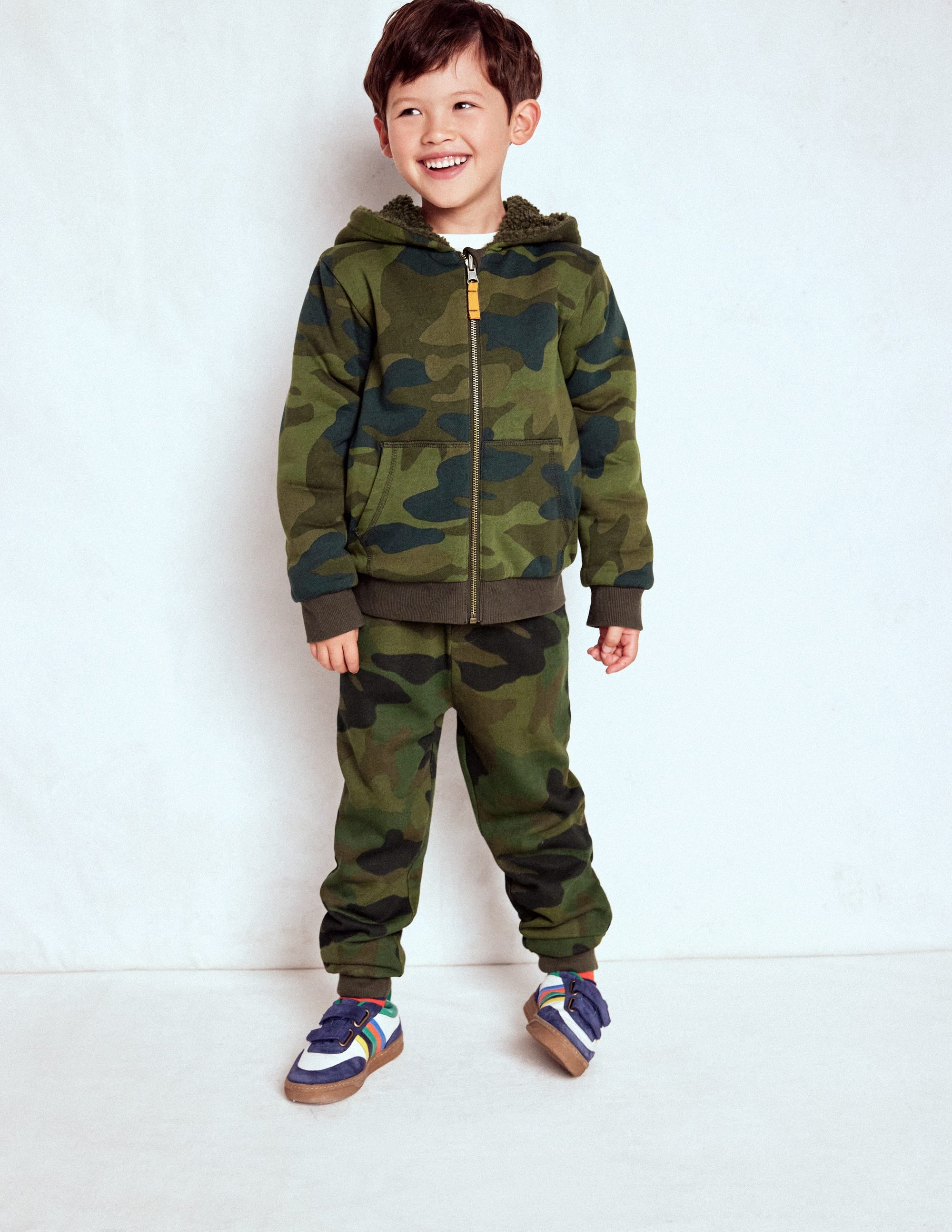 Reversible Borg Hoodie-Camo - Image 2