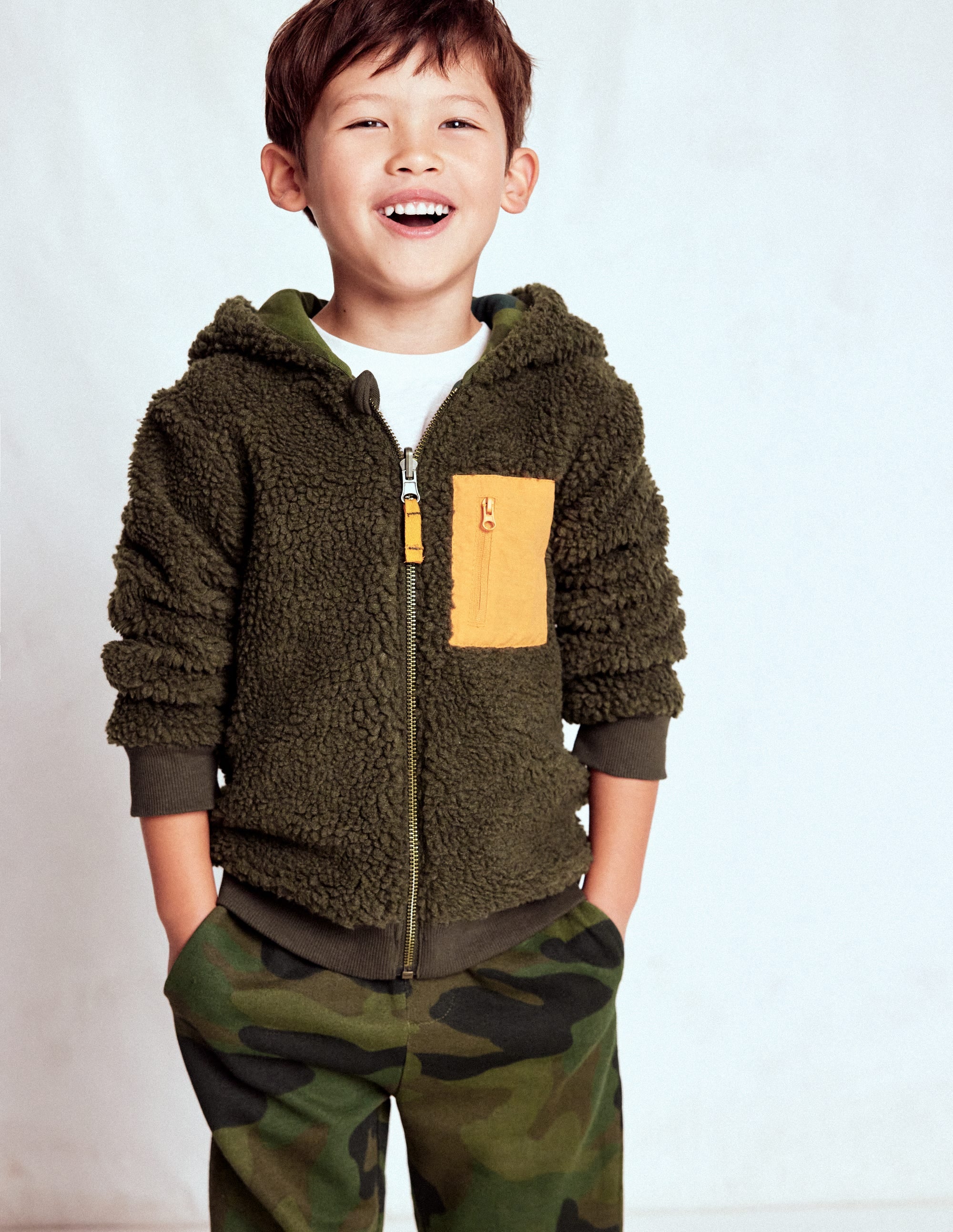 Reversible Borg Hoodie-Camo - Image 4