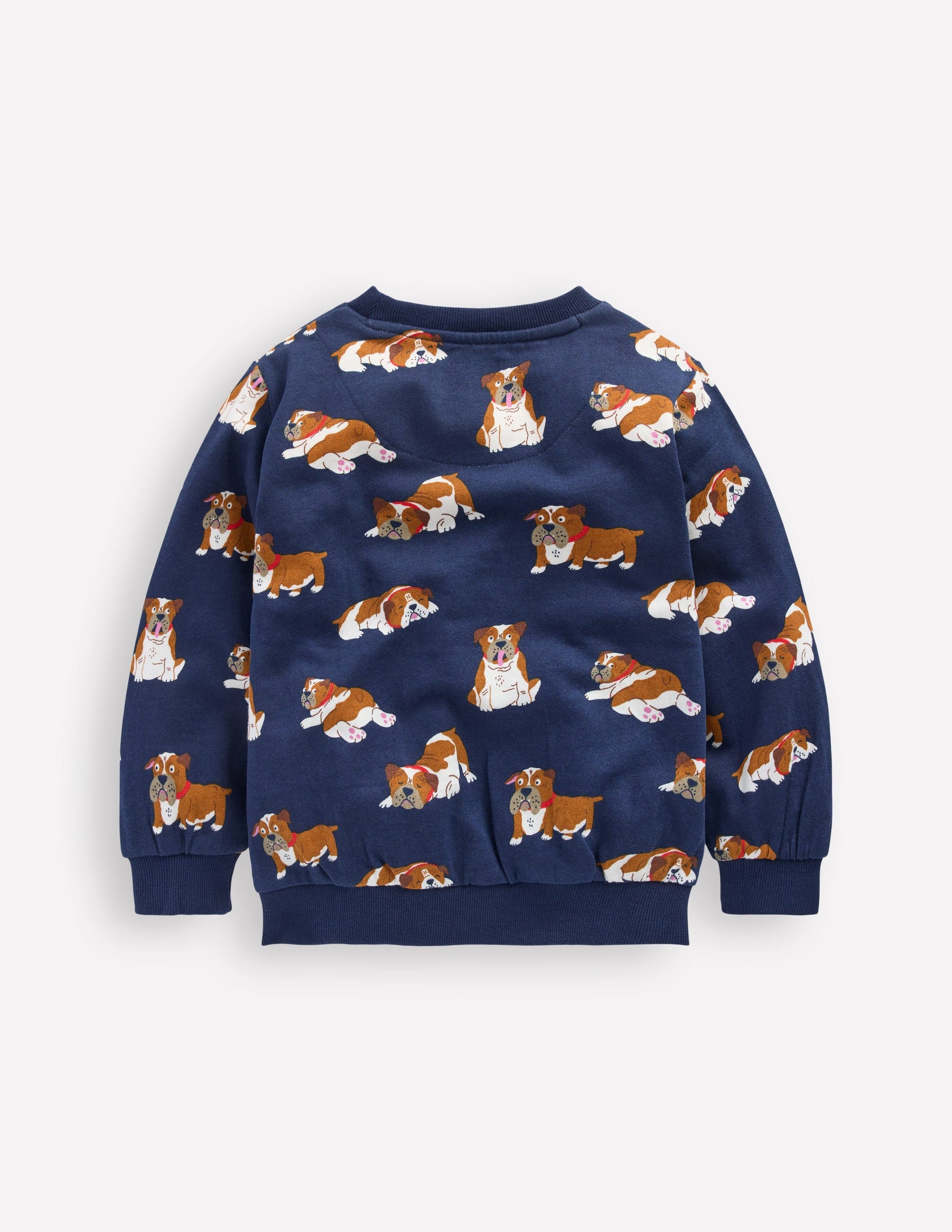 Everyday Printed Sweatshirt-Blue Bulldogs-2