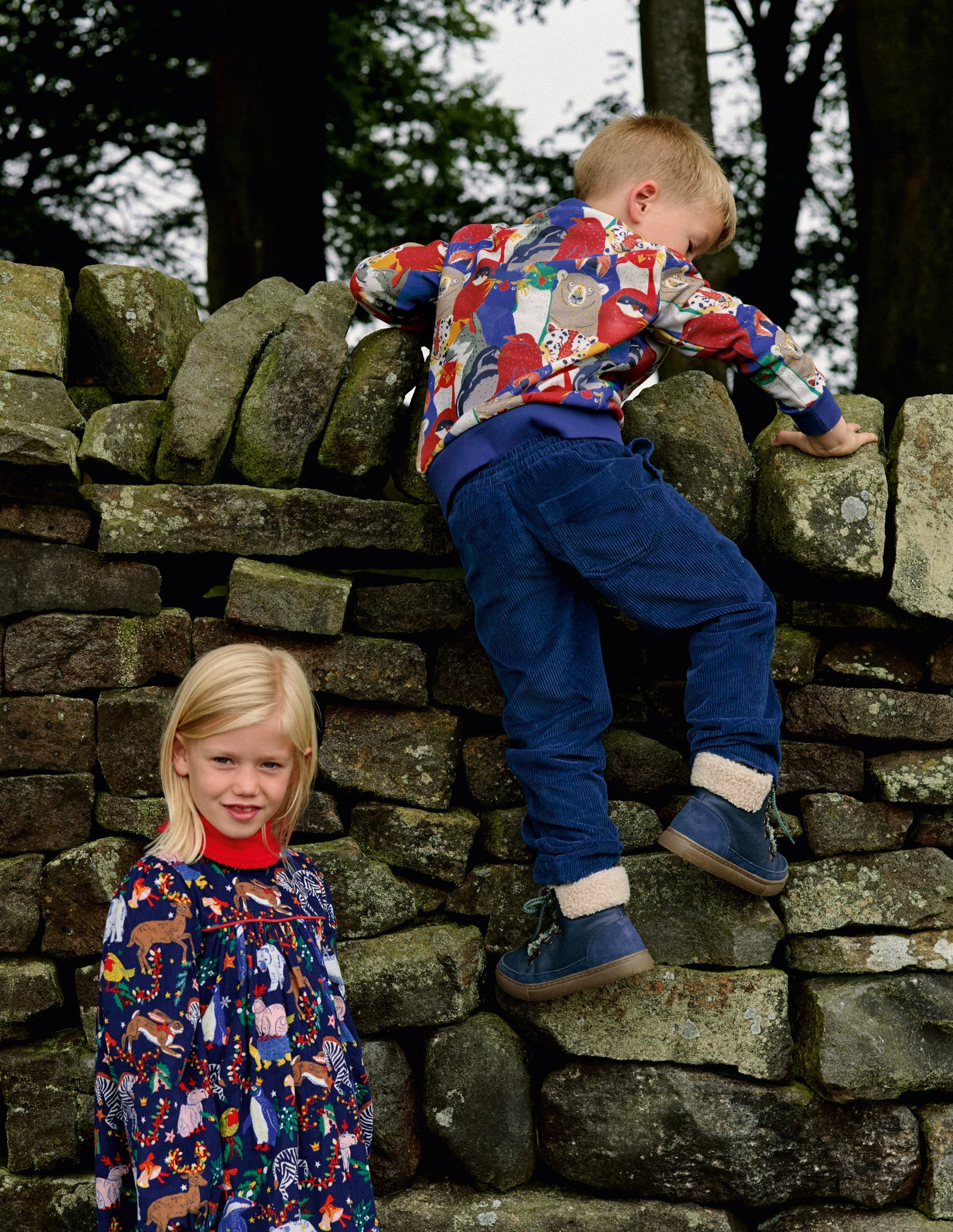 Everyday Printed Sweatshirt-Multi Arctic Audience-2