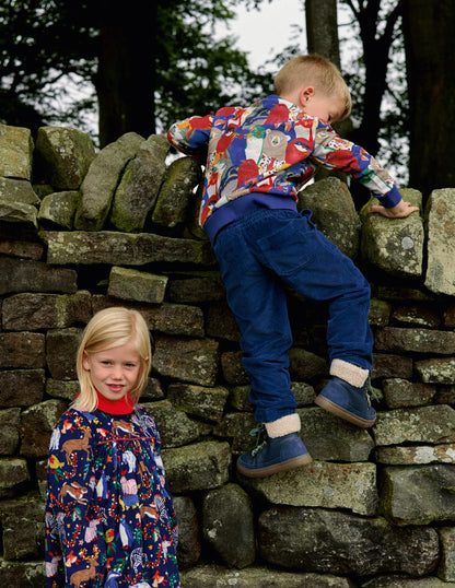 Everyday Printed Sweatshirt-Multi Arctic Audience-2