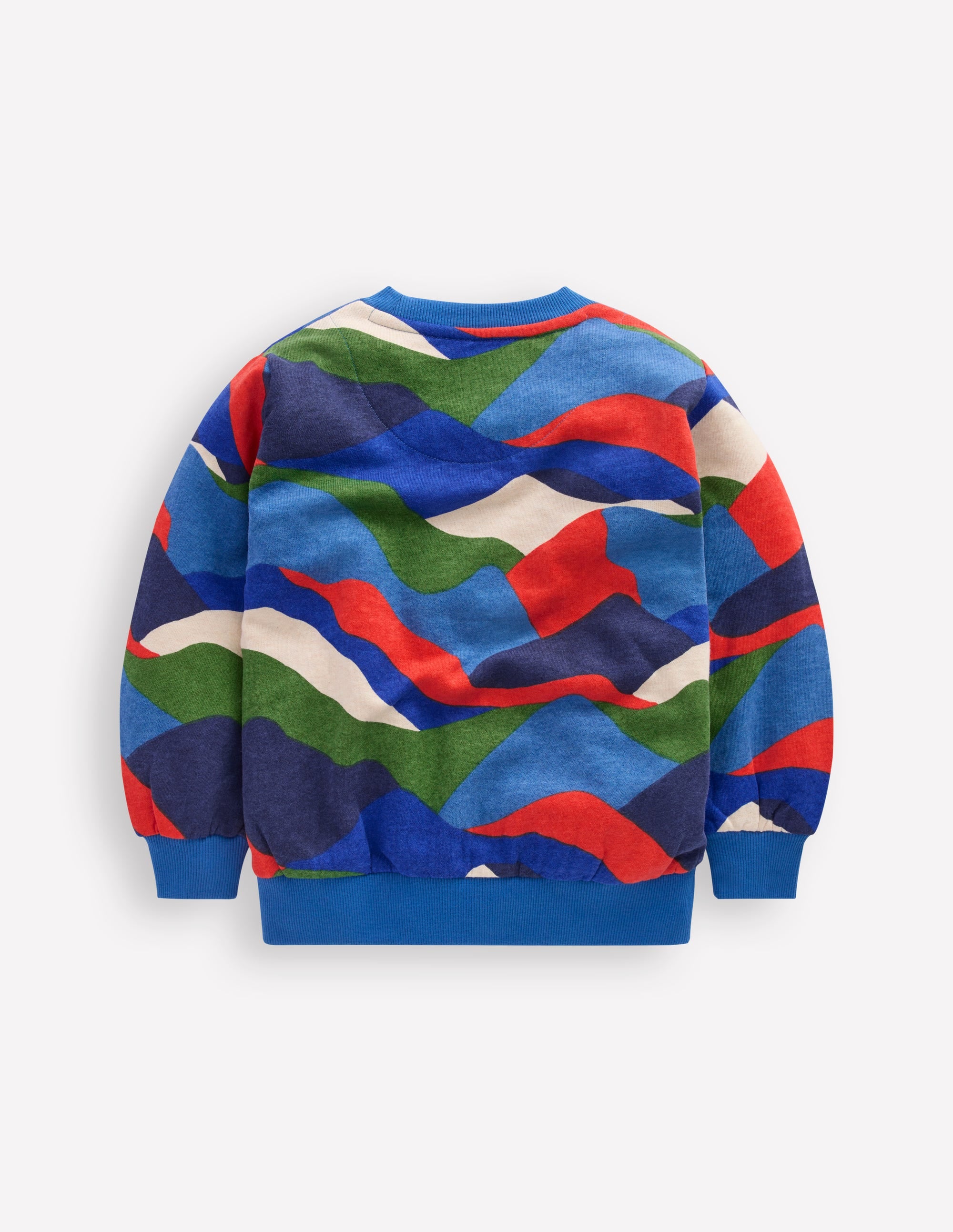 Everyday Printed Sweatshirt-Abstract Landscape - Image 2
