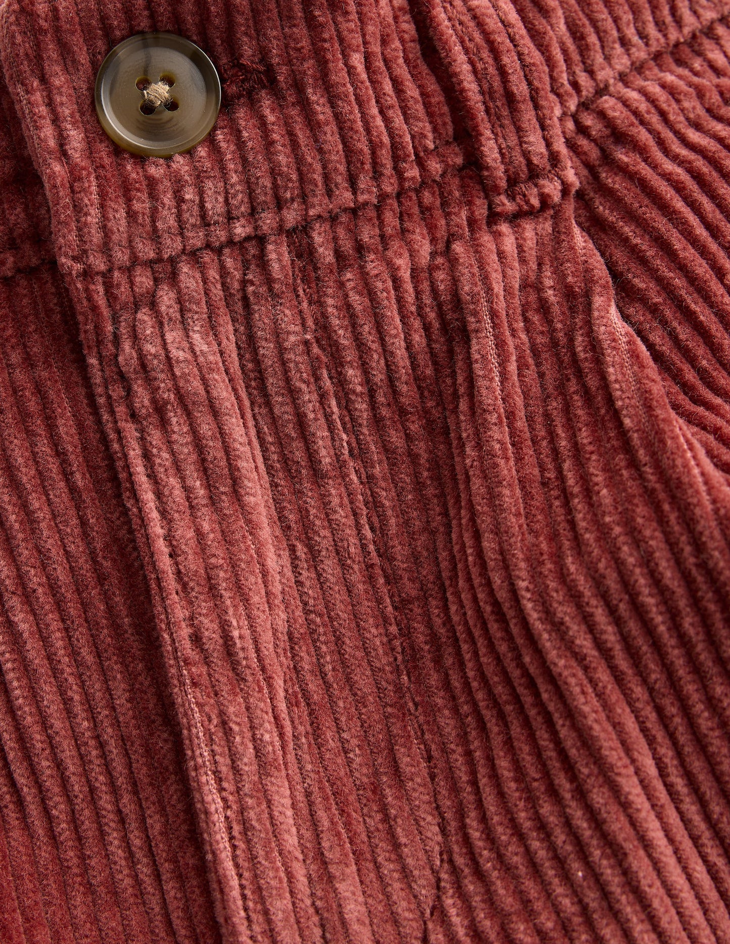 Everyday Relaxed Trousers-Chestnut Cord