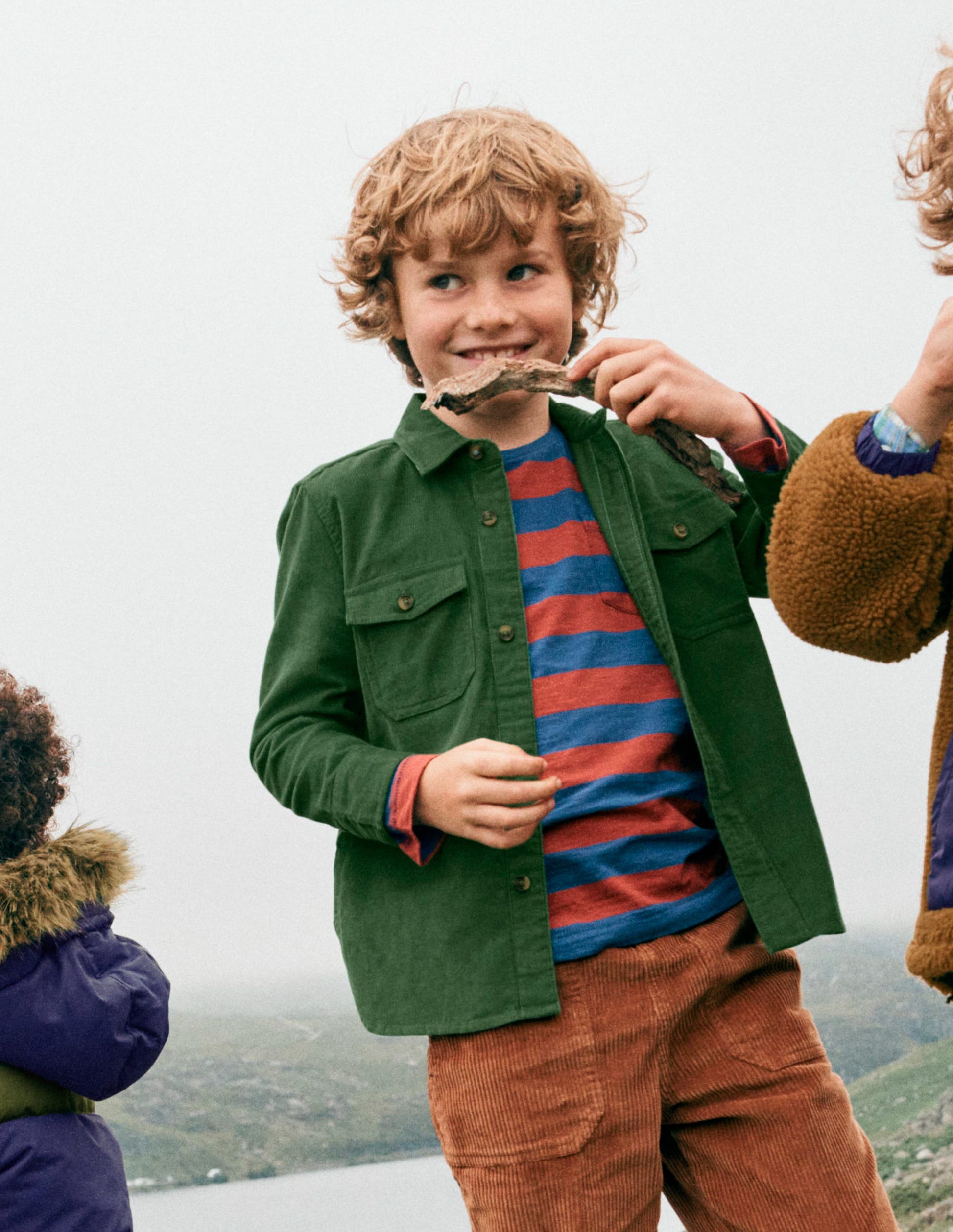 Corduroy Shirt-Pine Green-1