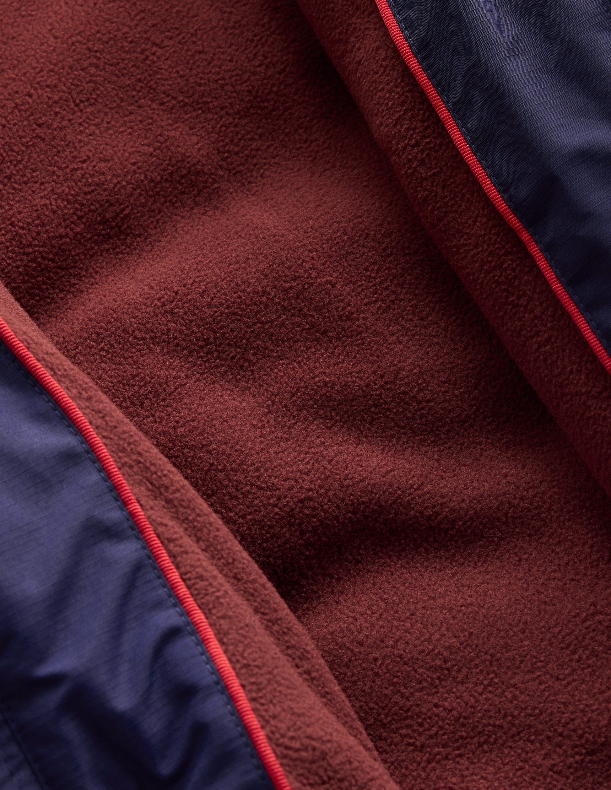 Fleece Lined Padded Coat-Navy Colourblock-6