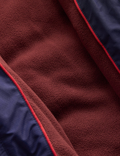 Fleece Lined Padded Coat-Navy Colourblock-6
