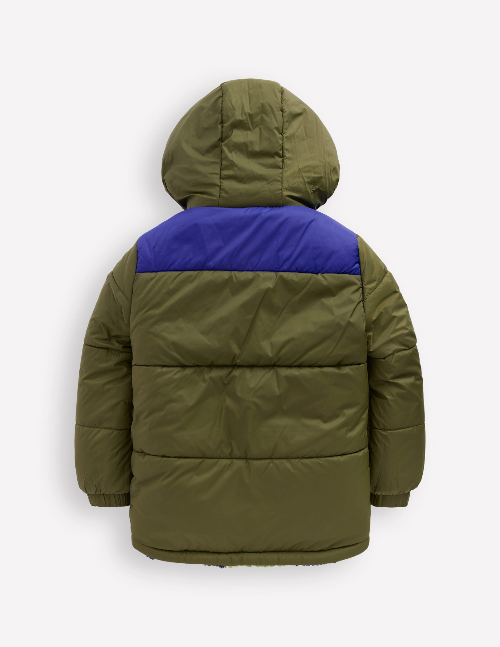 Reversible Cosy Borg Jacket-Green Camo - Image 2
